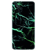 General Mobile GM 24 Pro Kılıf Silikon Desen Özel Seri Green Thunder 1693