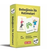 Bebeğimin İlk Kelimeleri Kartları 12 - 36 Ay