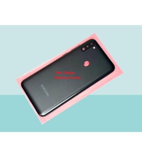 Tkgz - Samsung Galaxy M11 FULL KASA Arka Kapak Batarya Kapağı - SİYAH