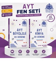 Çöz Kazan AYT Kimya ve Biyoloji Deneme Seti 2 Kitap