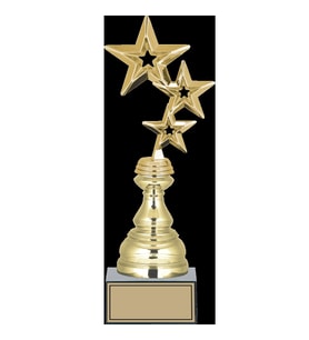 ODAK KUPA - Figürlü Kupalar - Yıldız Figürlü Kupalar FG-023 B - 33 cm