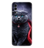 General Mobile Gm 23 Kılıf Silikon Desen Özel Seri Super Cat 1666