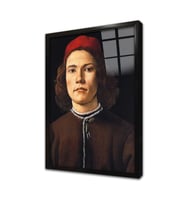 Portre Çerçeveli Cam Tablo