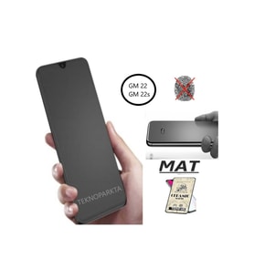 General Mobile Gm 22s Ekran Koruyucu Mat Seramik Tam Kaplayan Esnek Kırılmaz Cam