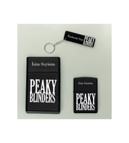 Peaky Blinders Desenli Kişiye Özel İsimli Metal Tabaka, Benzinli Çakmak Ve Pleksi Anahtarlık Seti (Siyah)