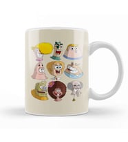 Cartoon Kids Human Spongebob Characters Süngerbob 01 Kupa Bardak Porselen