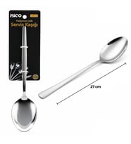 Metal Servis Kaşığı - Krom Renk - 27 cm