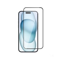 Vendas iPhone 14 Pro Max ​​​​​​​​​​​​Zore 3D Rika Temperli Cam Ekran Koruyucu (Siyah)