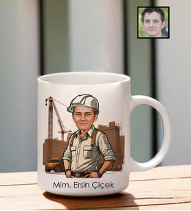 Kişiye Özel Mimar Temalı Kupa Bardak