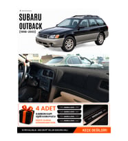 SUBARU OUTBACK (1998-2003) Uyumlu Torpido Örtüsü Torpido Kılıfı - Siyah