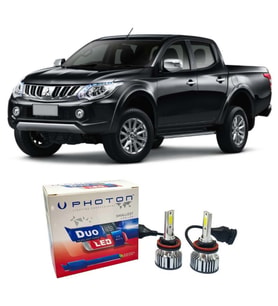 Mitsubishi L200 Led Xenon Uzun + Kısa Far Ampulü H4 Duo Yeni Seri Beyaz 2005-2017