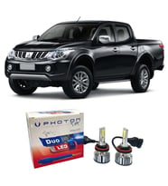 Mitsubishi L200 Led Xenon Uzun + Kısa Far Ampulü H4 Duo Yeni Seri Beyaz 2005-2017