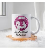 Anneler Günü İçin Kişiye Özel Porselen Kupa Bardak - BY-KP-0000248