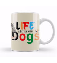 Funny Dog Lover Gifts For   Men Kids Kupa Bardak Porselen