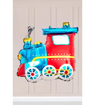Kırmızı Mavi Tren Folyo Balon 9351