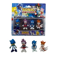 Sonic Tails Metal Sonik Amy Rose Oyuncak Karakter Seti 4lü