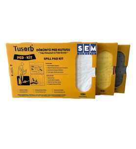 Semedis - Döküntü Ped Kutusu Ped-kit 3 Lü Set 40x25 Cm