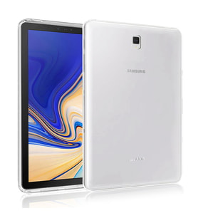 Samsung Galaxy Tab A 10.5 T590 T595 T597 Kılıf Tablet Hibrit Silikon Case (Şeffaf Hologram)