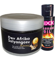 Giant Afrikasalyangozu Yaşlanma Karşıtı Dev SALYANGOZ100ML + 60 ml Sıxx Erotikmasaj Yağı