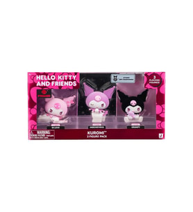 Hello Kitty Ve Arkadaşları Kuromi 3 lü Figür Paketi HKT0460