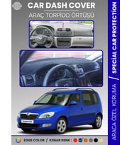 SKODA ROOMSTAR (2007-2014) Torpido Örtüsü Ön Göğüs Halı Torpido Koruma Tam Uyum Kaymaz UV Koruma