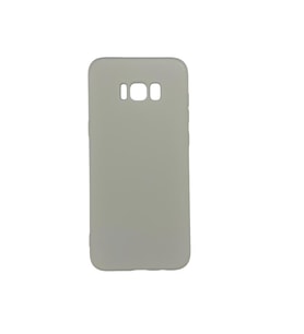 Galaxy S8 Plus ile Uyumlu Cappy Silikon Kılıf Gri