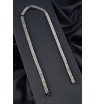 Hematit Doğal Taş Parlak Gümüş Rondela Kesim 6x1mm Dizi