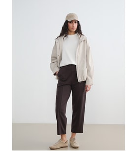 LCW Modest Kahverengi Beli Lastikli Soft Touch Kadın Eşofman Altı