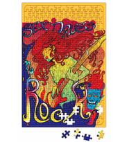 Rock İn Roll Müzik Puzzle 240 Parça Yapboz
