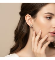 STİL İNCİSİ/XUPING JEWELRY KELEBEK ZİRKON TAŞLI KÜPE