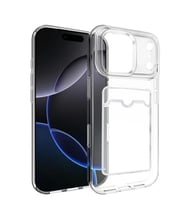 Newface Apple iPhone 17 Pro Kart Şeffaf Silikon - Şeffaf
