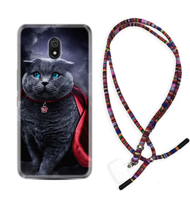 Xiaomi Redmi 8A 8 Pro 9C 9T 10C 11T Pro Kılıf Boyun Asklı Rasta Silikon Super Cat 1666