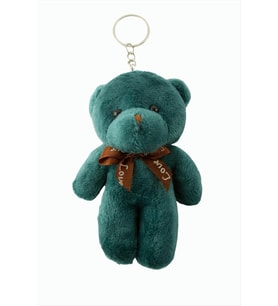 Ayıcık Peluş Çanta Anahtarlık 13 cm (Petrol Yeşili)