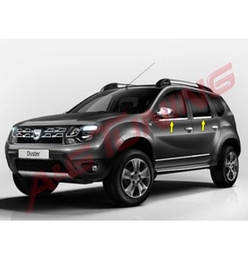 Dacia Duster Krom Cam Çıtası Tk 2010-2017 Arası Paslanmaz Çelik