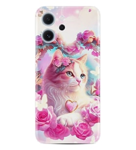 Oppo Reno 14F Kılıf Boutique Baskılı Resimli Güzel Kedi Pcode -037
