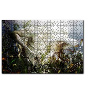 Cakapuzzle Platin Saçlı Mistik Kadın Puzzle Yapboz MDF (Ahşap) (120 Parça)