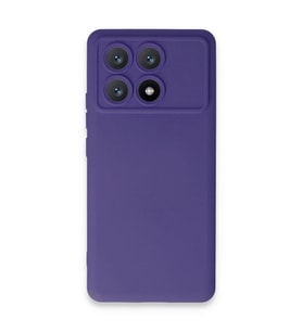 Xiaomi Poco X6 Pro Kılıf Nano içi Kadife Silikon - Mor