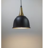 RİOLİGHT RETRO TEKLİ METAL SARKIT AVİZE ÇAP: 14CM (Siyah)