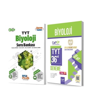 Çap Yayınları TYT Biyoloji Soru Bankası ve Deneme Seti 2 Kitap