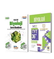 Çap Yayınları TYT Biyoloji Soru Bankası ve Deneme Seti 2 Kitap