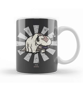 Appa Retro Japanese Avatar The Last Airbender Kupa Bardak Porselen