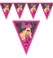 Barbie Üçgen Flama Bayrak Set PK:1-