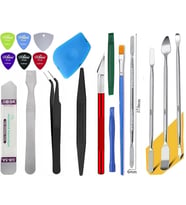 Çok Amaçlı Bilgisayar Tv Notebook Laptop Tablet Telefon Yardımcı Sökme Açma Aparatı Metal Plastik Çok Parçalı Onarım Aletleri Kiti ST35