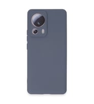 Xiaomi Mi 13 Lite Kılıf Nano İçi Kadife Silikon - Gri