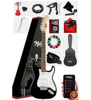 Midex RPH-30WB Gül Klavye Strat Kasa SSS Elektro Gitar Seti