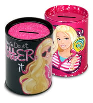 Alpino Barbie Lisanslı Metal Kumbara B-6258