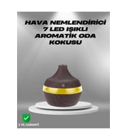 Aromaterapi Uyumlu 300 ml LED Işıklı Oda Kokusu Difüzörü