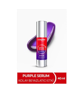 Colgate Optic White Purple Serum 40 ml Ferahlatıcı Nane Aromalı Kolay Beyazlatıcı Özellik