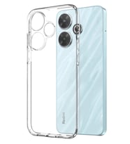 Xiaomi Redmi 13 4G Uyumlu Kartlı Şeffaf Silikon Kılıf