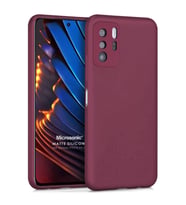 Microsonic Matte Silicone Xiaomi Poco X3 GT Kılıf Mor